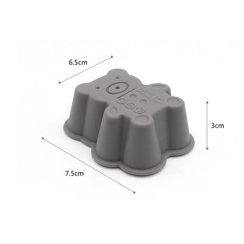 Food-grade Silicone Bear-shaped Baking Mold Muffin Cup non-stick Mold Food-grade Silicone Bear-shaped Baking Mold Muffin Cup non-stick Mold