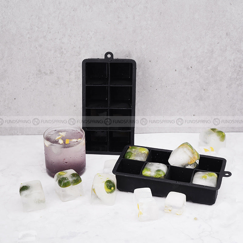 Square Grid Silicone Ice Cube Mold – 8 Compartments Square Grid Silicone Ice Cube Mold – 8 Compartments
