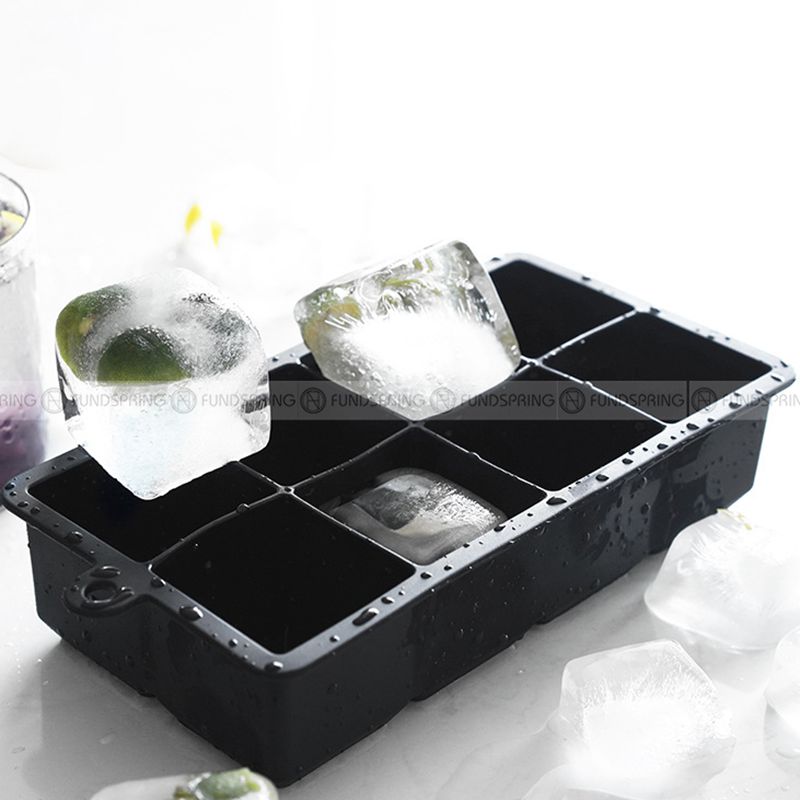 Square Grid Silicone Ice Cube Mold – 8 Compartments Square Grid Silicone Ice Cube Mold – 8 Compartments