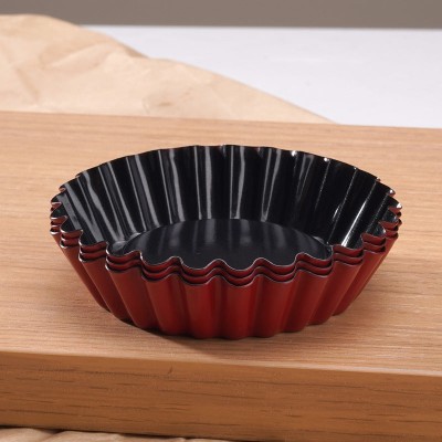 Small Egg Tart Mold Fruit Pie Plate Cake Mold Non Stick Bakeware Set of 3 Small Egg Tart Mold Fruit Pie Plate Cake Mold Non Stick Bakeware Set of 3