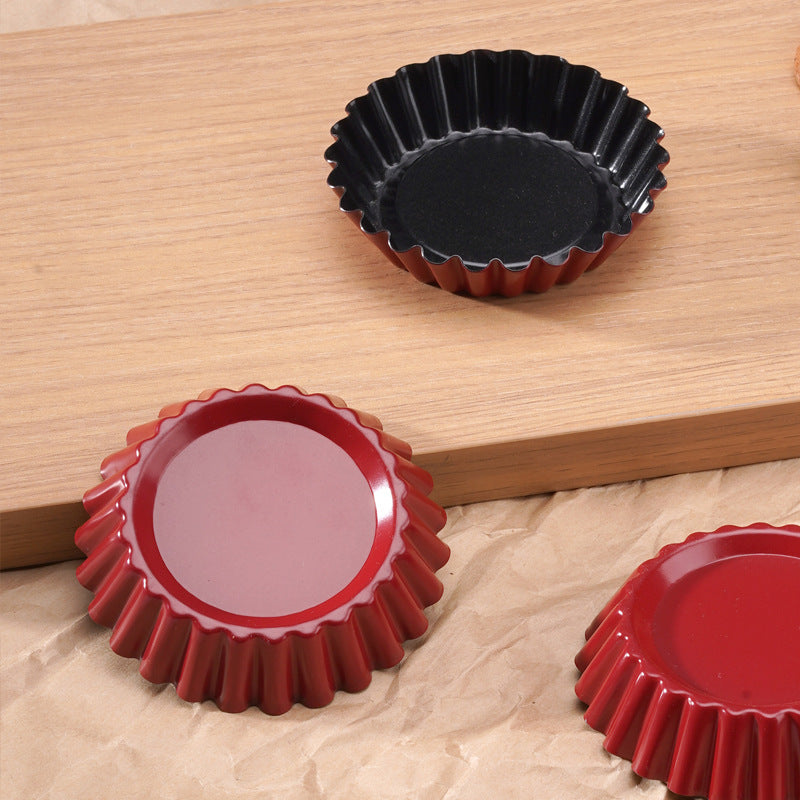 Small Egg Tart Mold Fruit Pie Plate Cake Mold Non Stick Bakeware Set of 3 Small Egg Tart Mold Fruit Pie Plate Cake Mold Non Stick Bakeware Set of 3