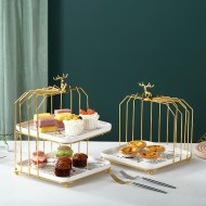 Restaurant Afternoon Tea Snack Candy Display Stand: Ceramic Snack Tray Dessert Storage Rack Restaurant Afternoon Tea Snack Candy Display Stand: Ceramic Snack Tray Dessert Storage Rack