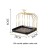 10'' Single Layer/Deer/Black Plate  + $7.00 