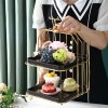 Elegant Ceramic Snack Tray: Afternoon Tea Delights and Candy Display Stand for Dessert Storage