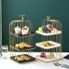 Elegant Ceramic Snack Tray: Afternoon Tea Delights and Candy Display Stand for Dessert Storage