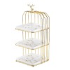 Elegant Ceramic Snack Tray: Afternoon Tea Delights and Candy Display Stand for Dessert Storage