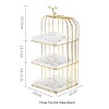 Elegant Ceramic Snack Tray: Afternoon Tea Delights and Candy Display Stand for Dessert Storage