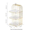 Elegant Ceramic Snack Tray: Afternoon Tea Delights and Candy Display Stand for Dessert Storage