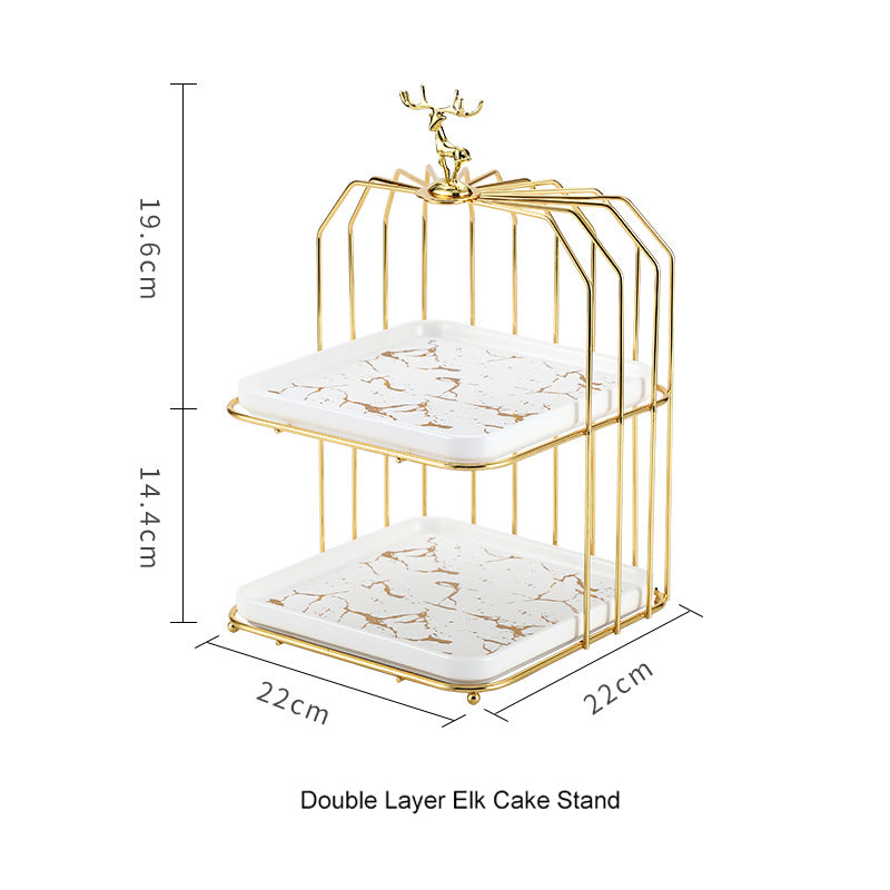 Elegant Ceramic Snack Tray: Afternoon Tea Delights and Candy Display Stand for Dessert Storage Elegant Ceramic Snack Tray: Afternoon Tea Delights and Candy Display Stand for Dessert Storage