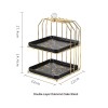Elegant Ceramic Snack Tray: Afternoon Tea Delights and Candy Display Stand for Dessert Storage