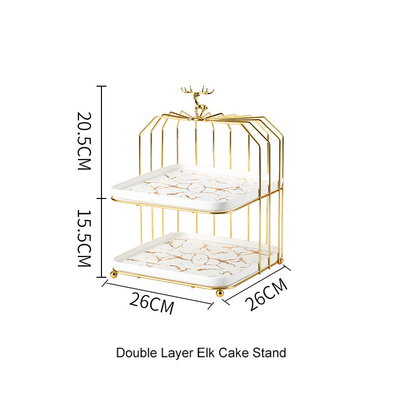 Elegant Ceramic Snack Tray: Afternoon Tea Delights and Candy Display Stand for Dessert Storage Elegant Ceramic Snack Tray: Afternoon Tea Delights and Candy Display Stand for Dessert Storage
