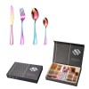Stainless Steel Cutlery Set 24 Pcs Dinner and Steak Fork, Knife, Spoon Gift Packing Stainless Steel Cutlery Set 24 Pcs Dinner and Steak Fork, Knife, Spoon Gift Packing
