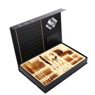 Stainless Steel Cutlery Set 24 Pcs Dinner and Steak Fork, Knife, Spoon Gift Packing Stainless Steel Cutlery Set 24 Pcs Dinner and Steak Fork, Knife, Spoon Gift Packing