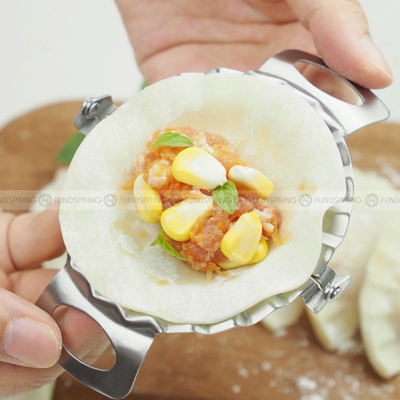 Stainless Steel Dumpling Tool Flower Dumpling Mold Round Dumpling Maker Stainless Steel Dumpling Tool Flower Dumpling Mold Round Dumpling Maker