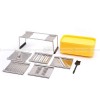 Stainless Steel Multifunctional Vegetable Cutter Grater Box 8 Pieces