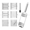 Stainless Steel Multifunctional Vegetable Cutter Grater 8 Pieces