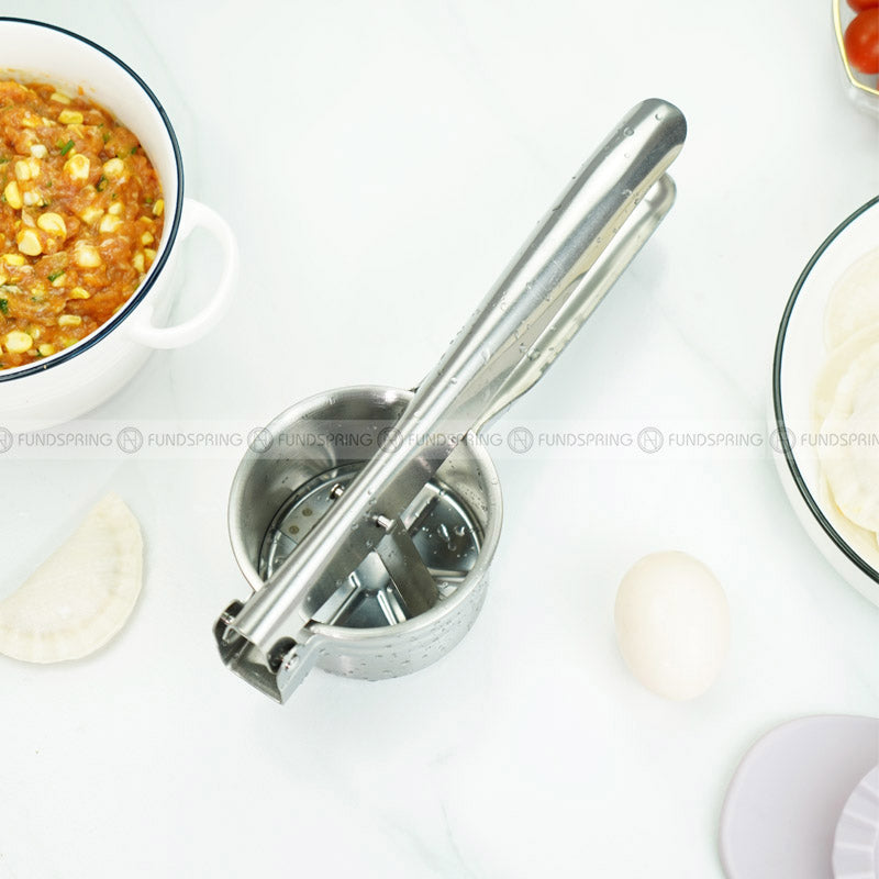 Stainless Steel Water Squeezer Dehydrator Kitchen Tool Potato Masher Juicer Stainless Steel Water Squeezer Dehydrator Kitchen Tool Potato Masher Juicer