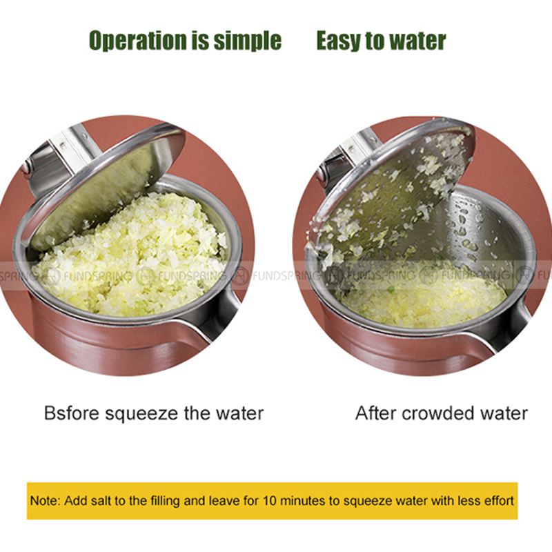 Stainless Steel Water Squeezer Dehydrator Kitchen Tool Potato Masher Juicer Stainless Steel Water Squeezer Dehydrator Kitchen Tool Potato Masher Juicer