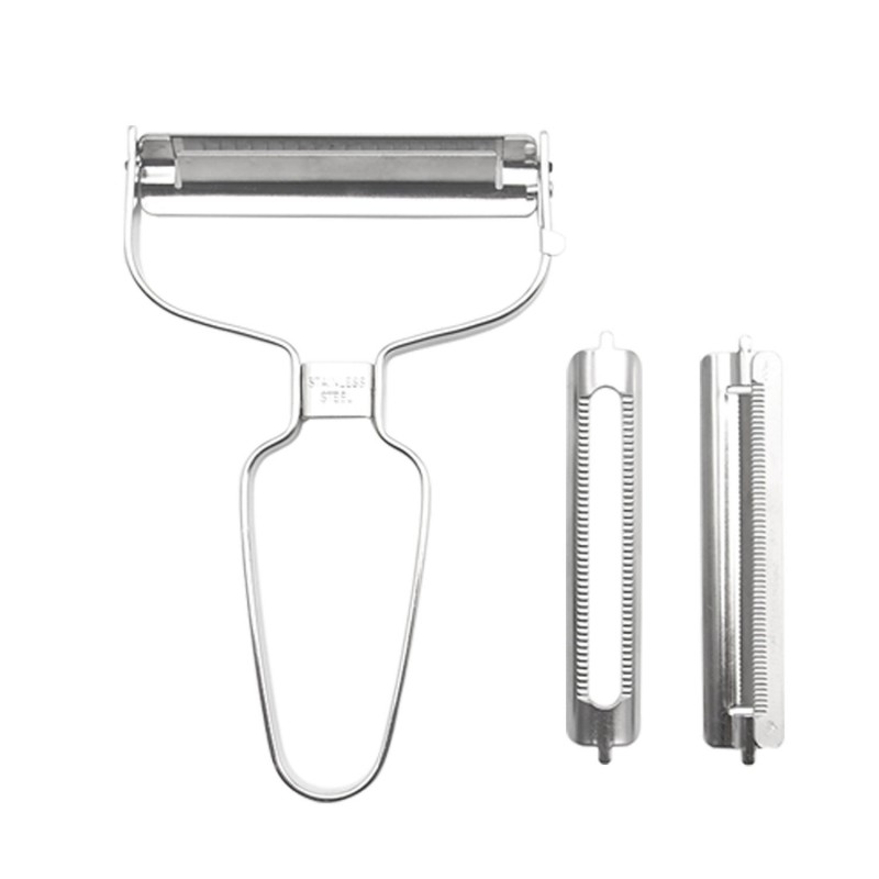 Stainless Steel Y Peeler Multifunctional Melon And Fruit Grater Set of 3 Stainless Steel Y Peeler Multifunctional Melon And Fruit Grater Set of 3