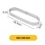 Oval 7.2'' Cake Ring 