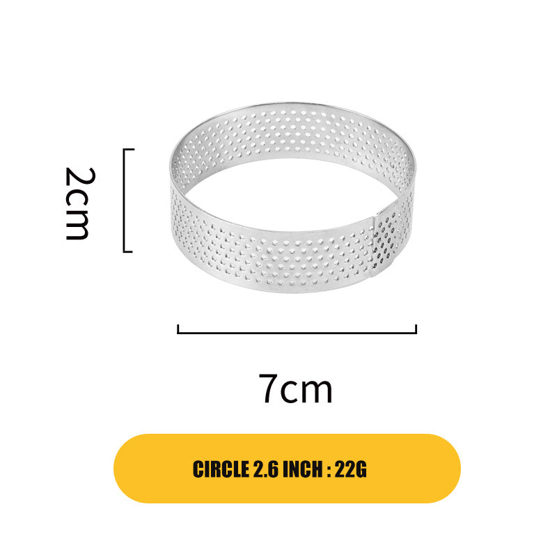 Mousse Circle Thickened Punched Cake Ring Baking Cake Mold Baking Tool Mousse Circle Thickened Punched Cake Ring Baking Cake Mold Baking Tool