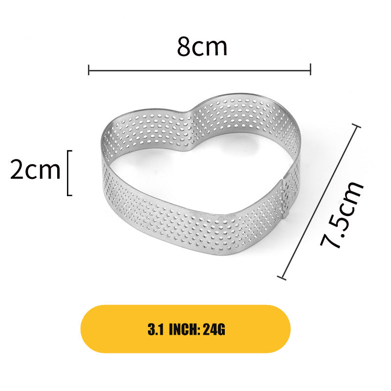 Mousse Circle Thickened Punched Cake Ring Baking Cake Mold Baking Tool Mousse Circle Thickened Punched Cake Ring Baking Cake Mold Baking Tool
