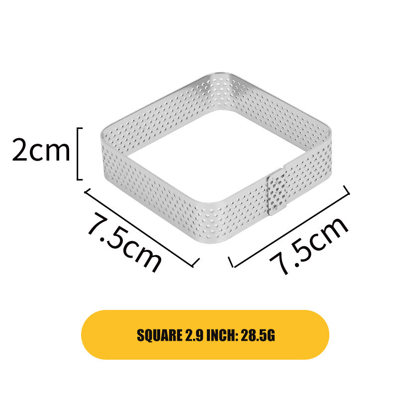 Mousse Circle Thickened Punched Cake Ring Baking Cake Mold Baking Tool Mousse Circle Thickened Punched Cake Ring Baking Cake Mold Baking Tool