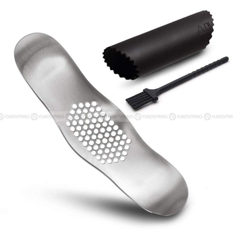 Thickened U-shaped Stainless Steel Garlic Press Garlic Rocker Set of 3 Thickened U-shaped Stainless Steel Garlic Press Garlic Rocker Set of 3