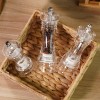 Transparent Acrylic Manual Pepper Grinder Condiment Bottle