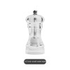Transparent Acrylic Manual Pepper Grinder Condiment Bottle