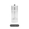 Transparent Acrylic Manual Pepper Grinder Condiment Bottle