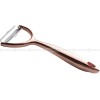Zinc Alloy Rose Gold Peeler Multifunctional Peeling Paring Knife