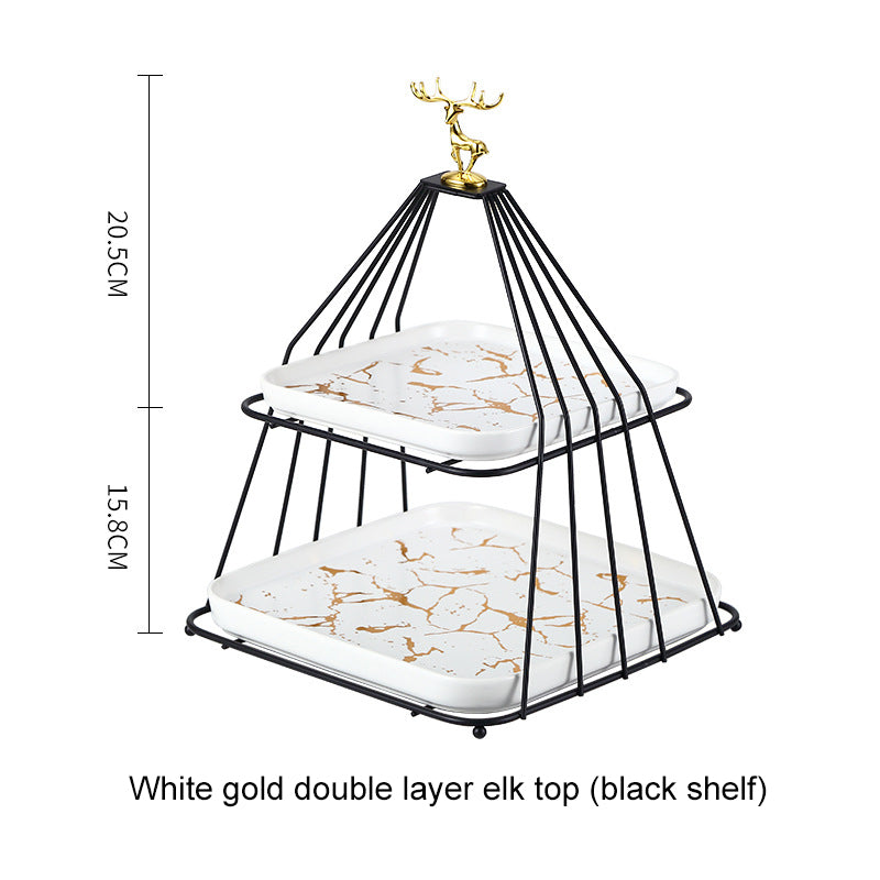 Multi-layer Afternoon Tea Pastry Fruit Plate Storage Rack Cupcake Display Stand Multi-layer Afternoon Tea Pastry Fruit Plate Storage Rack Cupcake Display Stand