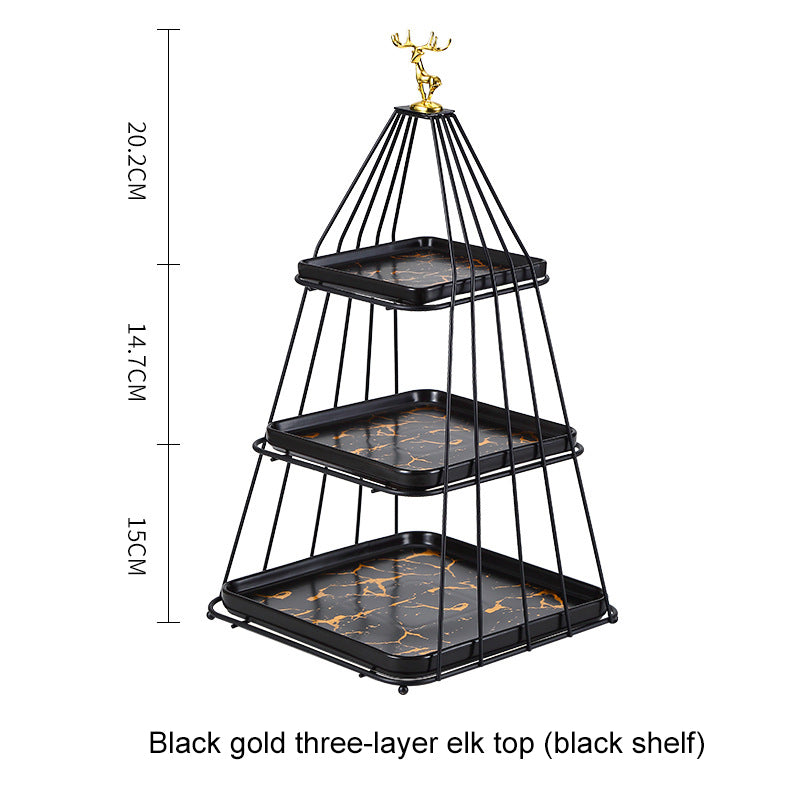 Multi-layer Afternoon Tea Pastry Fruit Plate Storage Rack Cupcake Display Stand Multi-layer Afternoon Tea Pastry Fruit Plate Storage Rack Cupcake Display Stand