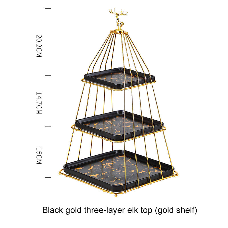 Multi-layer Afternoon Tea Pastry Fruit Plate Storage Rack Cupcake Display Stand Multi-layer Afternoon Tea Pastry Fruit Plate Storage Rack Cupcake Display Stand