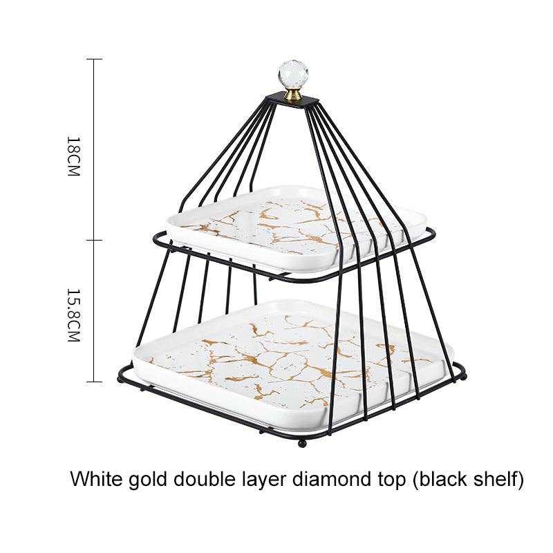 Multi-layer Afternoon Tea Pastry Fruit Plate Storage Rack Cupcake Display Stand Multi-layer Afternoon Tea Pastry Fruit Plate Storage Rack Cupcake Display Stand
