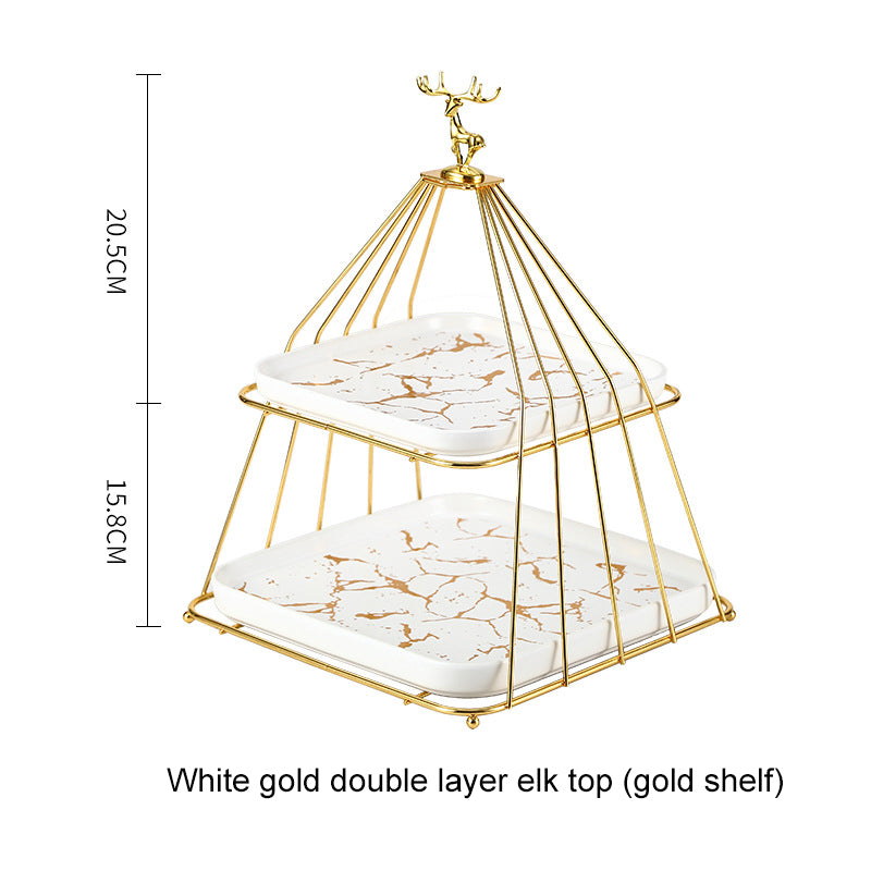Multi-layer Afternoon Tea Pastry Fruit Plate Storage Rack Cupcake Display Stand Multi-layer Afternoon Tea Pastry Fruit Plate Storage Rack Cupcake Display Stand