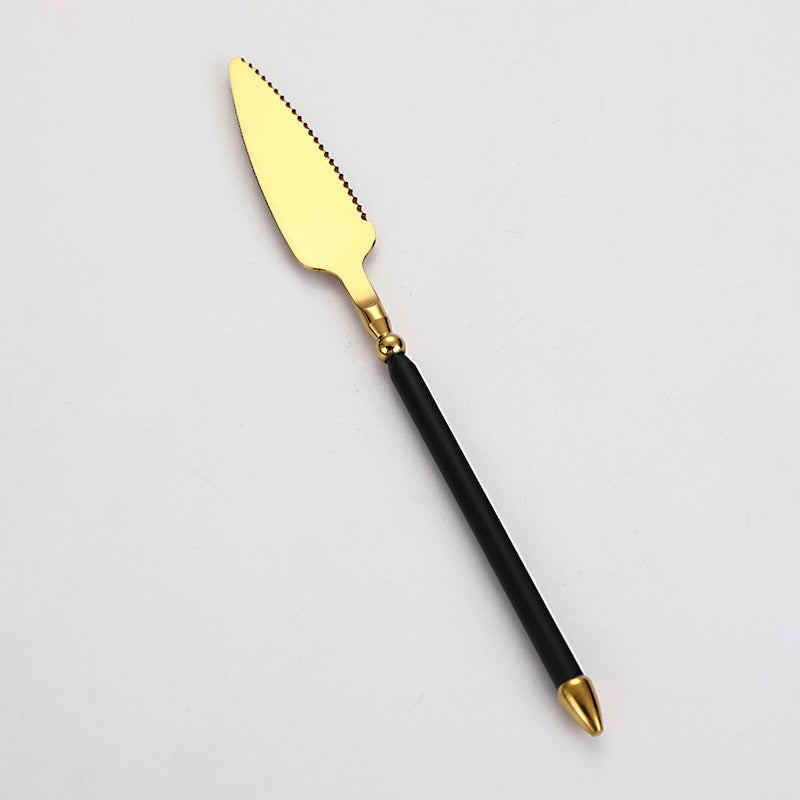 304 Stainless Steel Knife Fork Spoon Flatware Set Sea King Plated Cutlery Steak Fork Coffee Spoon 304 Stainless Steel Knife Fork Spoon Flatware Set Sea King Plated Cutlery Steak Fork Coffee Spoon