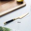 Marble Handle Flatware Set Stainless Steel Dinning Set Steak Fork, Spoon, Knife Marble Handle Flatware Set Stainless Steel Dinning Set Steak Fork, Spoon, Knife
