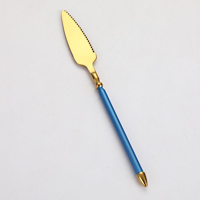 304 Stainless Steel Knife Fork Spoon Flatware Set Sea King Plated Cutlery Steak Fork Coffee Spoon 304 Stainless Steel Knife Fork Spoon Flatware Set Sea King Plated Cutlery Steak Fork Coffee Spoon