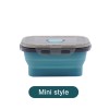 Foldable Silicone Lunch Box Microwave Oven Crisper Sealing Box Foldable Silicone Lunch Box Microwave Oven Crisper Sealing Box