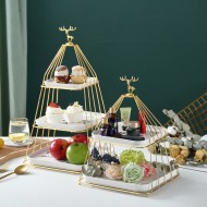 Multi-layer Afternoon Tea Pastry Fruit Plate Storage Rack Cupcake Display Stand Multi-layer Afternoon Tea Pastry Fruit Plate Storage Rack Cupcake Display Stand