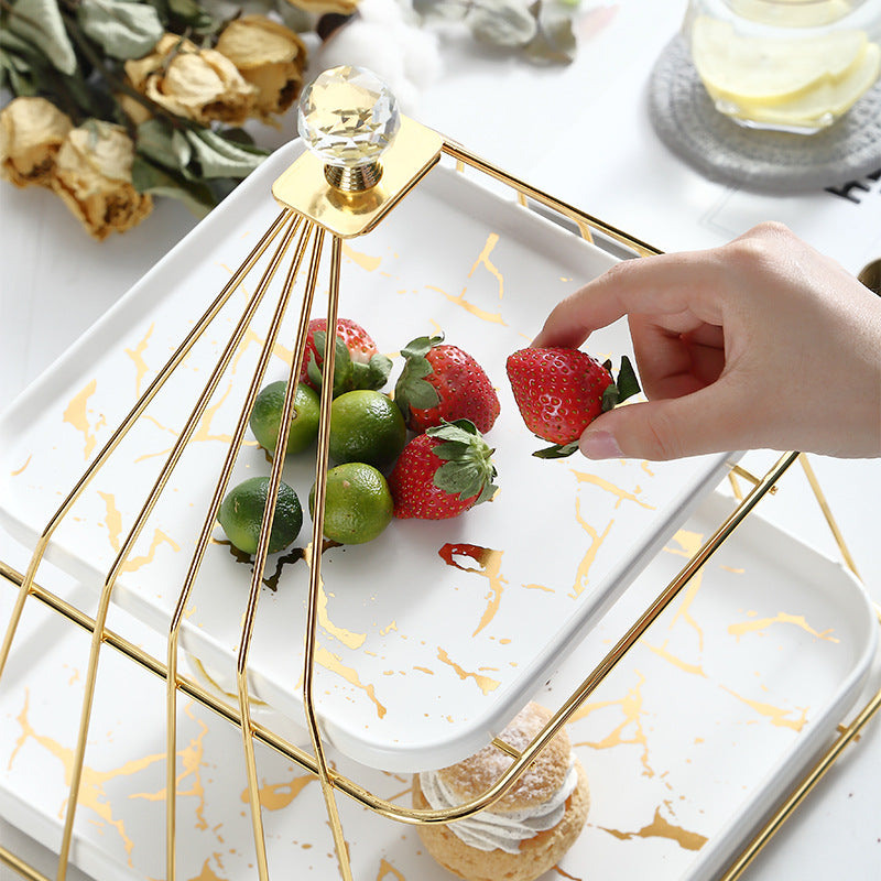 Multi-layer Afternoon Tea Pastry Fruit Plate Storage Rack Cupcake Display Stand Multi-layer Afternoon Tea Pastry Fruit Plate Storage Rack Cupcake Display Stand