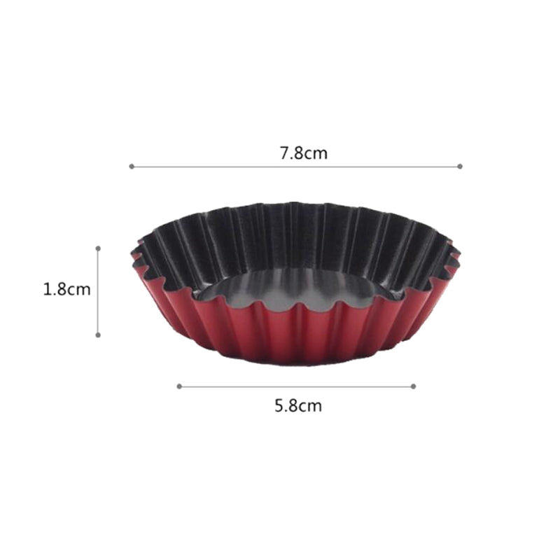 Small Egg Tart Mold Fruit Pie Plate Cake Mold Non Stick Bakeware Set of 3 Small Egg Tart Mold Fruit Pie Plate Cake Mold Non Stick Bakeware Set of 3