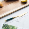 Marble Handle Flatware Set Stainless Steel Dinning Set Steak Fork, Spoon, Knife Marble Handle Flatware Set Stainless Steel Dinning Set Steak Fork, Spoon, Knife