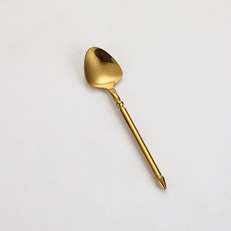 304 Stainless Steel Knife Fork Spoon Flatware Set Sea King Plated Cutlery Steak Fork Coffee Spoon 304 Stainless Steel Knife Fork Spoon Flatware Set Sea King Plated Cutlery Steak Fork Coffee Spoon