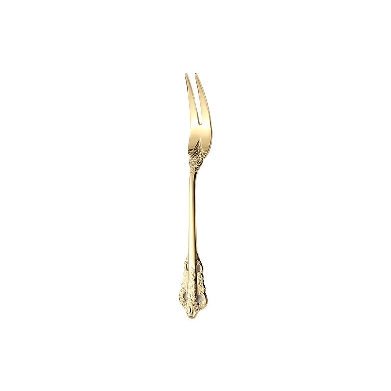 Royal Flatware Set of 13 Pcs 304 Stainless Steel Engraved Hollow Fork, Spoon, Knife, Fruit Fork, Coffee Spoon Royal Flatware Set of 13 Pcs 304 Stainless Steel Engraved Hollow Fork, Spoon, Knife, Fruit Fork, Coffee Spoon