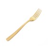 High-Grade Gold and Silver Fork, Spoon, Knife Set, 430 Stainless Steel, Gold-plated Cutlery Set of 4