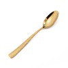 High-Grade Gold and Silver Fork, Spoon, Knife Set, 430 Stainless Steel, Gold-plated Cutlery Set of 4
