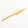 Matte 304 Stainless Steel Knife, Fork, Spoon Cutlery Set, High-quality Steak Flatware Set Matte 304 Stainless Steel Knife, Fork, Spoon Cutlery Set, High-quality Steak Flatware Set